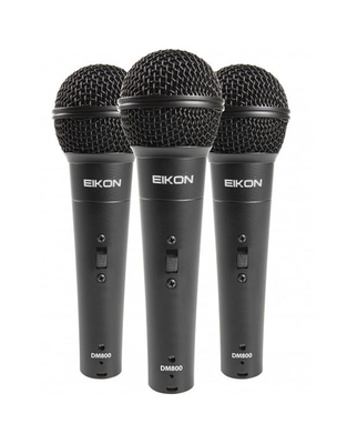 EIKON by Proel DM-800-Kit Σετ από 3 Δυναμικά Mικρόφωνα