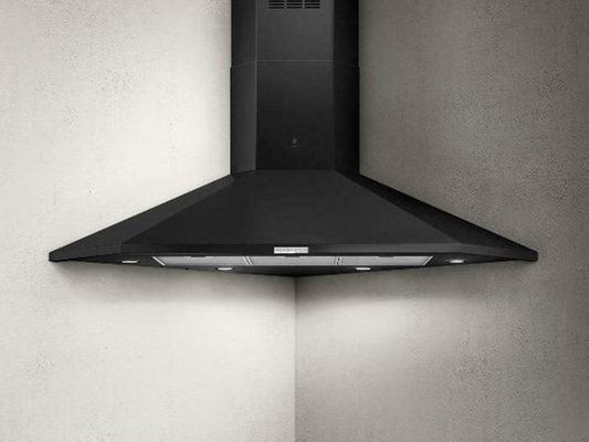 Elica Acuta BL/F/100 Απορροφητήρας Καμινάδα 100cm Μαύρος
