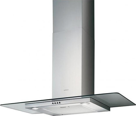 Elica Flat Glass IX/A/90 Απορροφητήρας Καμινάδα 90cm Inox