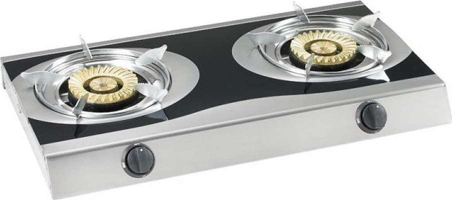 Elite EGS-2190S Επιτραπέζια Εστία Υγραερίου Διπλή Inox