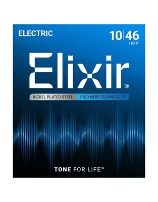 ELIXIR 12050 Χορδές Ηλεκτρικής Κιθάρας Polyweb Coating .010-.046 Light
