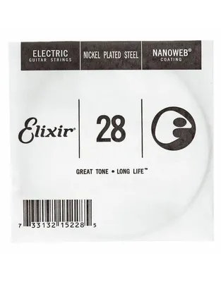 ELIXIR 15228 Χορδή Ηλεκτρικής Κιθάρας Nanoweb Coating Nickel Plated .028''