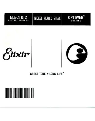 ELIXIR 16262 Χορδή Ηλεκτρικής Κιθάρας Optiweb Coating Nickel Plated .062''