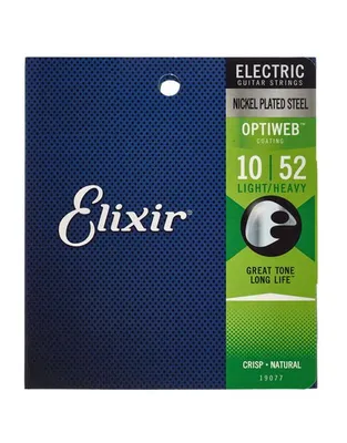 ELIXIR 19077 Χορδές Ηλεκτρικής Κιθάρας Optiweb Coating .010-.052 Light/Heavy