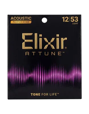 ELIXIR Attune 21027 Χορδές Ακουστικής Κιθάρας Phosphor Bronze .011-.052 Custom Light