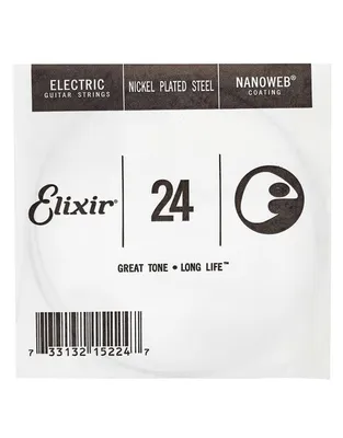 ELIXIR 15224 Χορδή Ηλεκτρικής Κιθάρας Nanoweb Coating Nickel Plated .024''