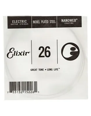 ELIXIR 15226 Χορδή Ηλεκτρικής Κιθάρας Nanoweb Coating Nickel Plated .026''