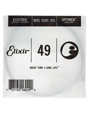 ELIXIR 15249 Χορδή Ηλεκτρικής Κιθάρας Nanoweb Coating Nickel Plated .049''