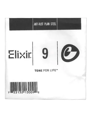 ELIXIR 13009 Χορδή Ηλεκτρικής / Ακουστικής Κιθάρας Anti-rust coating Plain Steel .009''