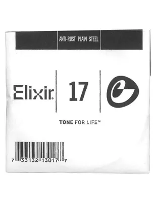 ELIXIR 13017 Χορδή Ηλεκτρικής / Ακουστικής Κιθάρας Anti-rust coating Plain Steel .017''