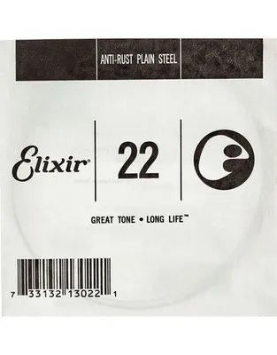ELIXIR 13022 Χορδή Ηλεκτρικής / Ακουστικής Κιθάρας Anti-rust coating Plain Steel .022''