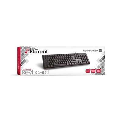 Eνσύρματο Πληκτρολόγιο Element KB-145U v2.0