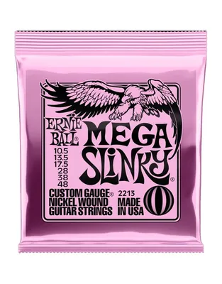 ERNIE BALL 2213 Χορδές Ηλεκτρικής Κιθάρας Mega Slinky Nickel Wound .0105-.048