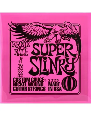 ERNIE BALL 2223 Χορδές Ηλεκτρικής Κιθάρας Super Slinky Nickel Wound .009-.042