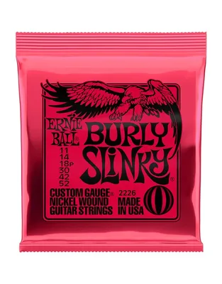 ERNIE BALL 2226 Χορδές Ηλεκτρικής Κιθάρας Burly Slinky Nickel Wound .011-.052