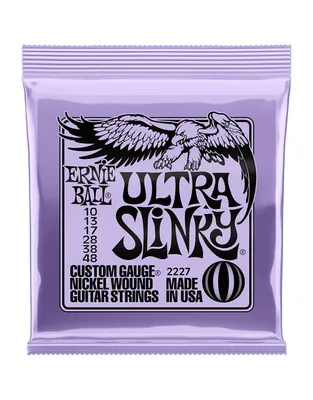 ERNIE BALL 2227 Χορδές Ηλεκτρικής Κιθάρας Ultra Slinky Nickel Wound .010-.048