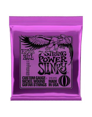 ERNIE BALL 2620 Χορδές 7-χορδης Ηλ.Κιθάρας Power Slinky Nickel Wound .011-.058