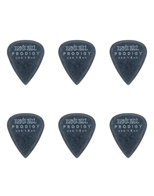 ERNIE BALL Black Prodigy Πέννες 1.5mm  (6 ΤΕΜΑΧΙΑ)