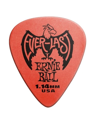 ERNIE BALL Red Everlast Πέννες 1.14mm (12 ΤΕΜΑΧΙΑ)