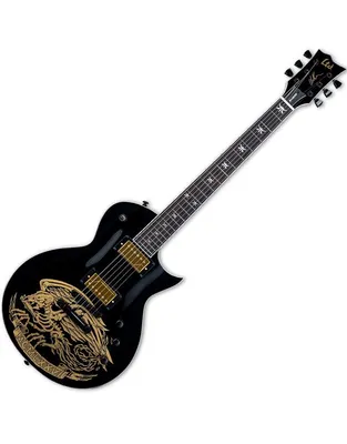 ESP LTD Will Adler Warbird Signature Electric Guitar - Black