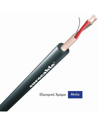 EUROCABLE 02Β6E Kαλώδιο Mικροφώνου Μπλε