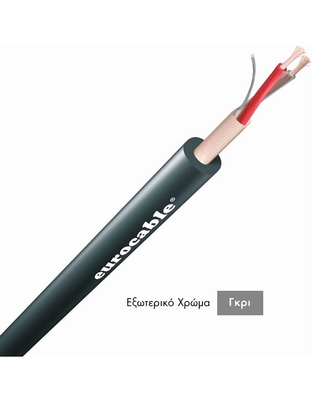 EUROCABLE 02G6E Kαλώδιο Mικροφώνου Γκρι