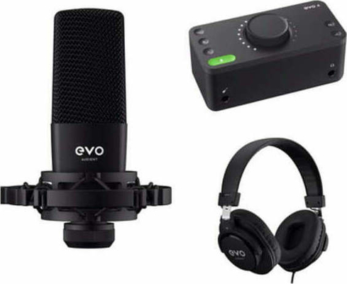 EVO Start Recording Bundle by Audient Ολοκληρωμένο Πακέτο Ηχογράφησης
