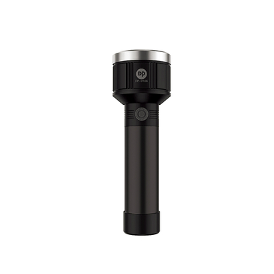 Φακός Επαναφορτιζόμενος Αλουμινίου LED DP-9186 DP Μαύρος
