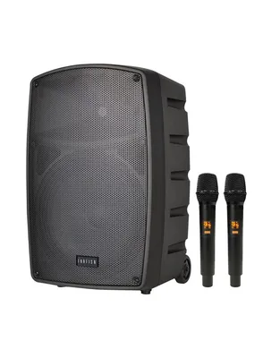 FARFISA FA-120 Aυτοενισχυόμενο Ηχείο 12'', Bluetooth TWS, 100W με 2 ασύρματα UHF μικρόφωνα