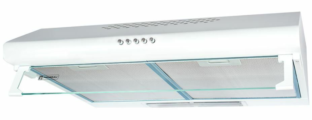 Federal FDR60W Ελεύθερος απορροφητήρας λευκός 60cm
