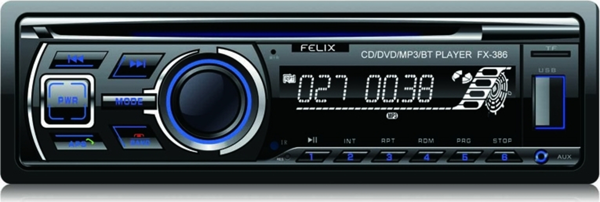 Felix FX-386BT Ράδιο-CD/DVD/USB/MP3 Player με Bluetooth