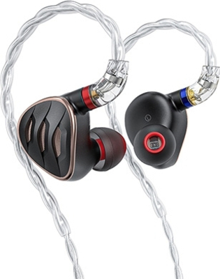 Fiio FH5s Ακουστικά Ψείρες In Ear FH5s Μαύρα