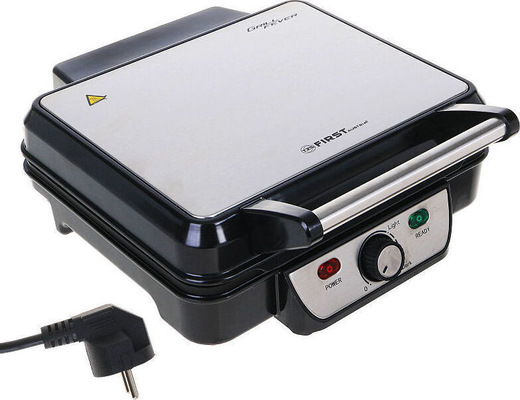 First Austria Grill Fever FA-5343-2 Τοστιέρα Γκριλιέρα 1800W Γκρι
