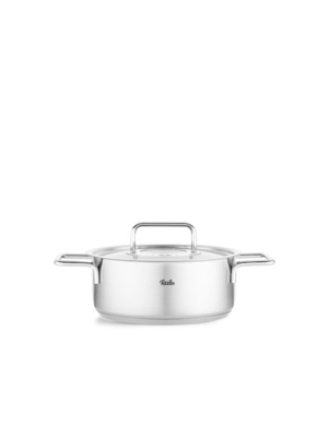 Fissler 8612424000 Ημίχυτρα 24εκ Pure με Μεταλλικό Καπάκι