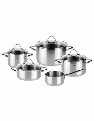 Fissler Paris Line Σετ Κατσαρόλες από Ανοξείδωτο Ατσάλι 5τμχ