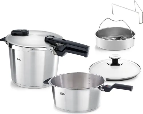 Fissler Vitaquick Premium Set Quattro Χύτρες Ταχύτητας 6lt + 3.5lt 60241013090/0