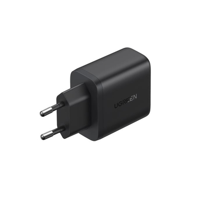 Φορτιστής Σπιτιού PD 20W UGREEN X227 45302 2 Θέσεων Μαύρο