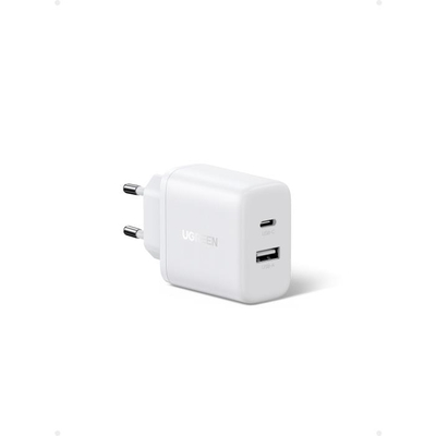 Φορτιστής Σπιτιού PD 20W UGREEN X227 45310 2 Θέσεων Λευκό