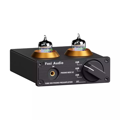 Fosi Audio BOX X2 Tube MM Phono Preamp Μαύρο
