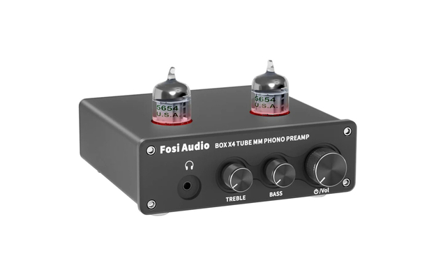 Fosi Audio Box X4 MM Turntable Phono Preamplifier.