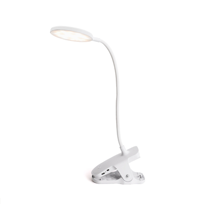 Φωτιστικό Γραφείου LED με κλιπ WD-6651 WEIDASI Λευκό