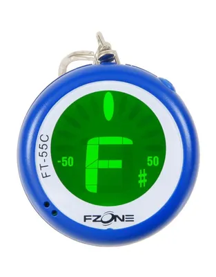 FZONE FT-55C Χρωματικό Χορδιστήρι Μπρελόκ Άσπρο / Μπλε / Ροζ (Tο χρώμα παρέχεται τυχαία)
