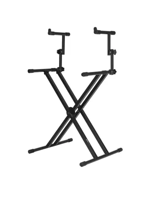 GATOR Frameworks GFW-KEY-5100X Bάση Αρμονίου – Keyboard Διπλή με Διπλό Πόδι