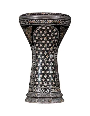 Gawharet El Fan B22-6103 Blue mother of pearl Collection Tabla Τουμπελέκι Χειροποίητο Αιγυπτιακό