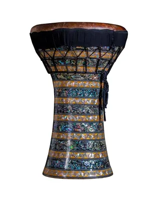 Gawharet El Fan FCT-L Clay Tabla Mother of pearl - Fish skin Collection Τουμπελέκι Χειροποίητο Αιγυπτιακό
