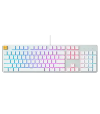 Glorious GMMK Full Size White Ice Edition - Gateron Brown, US Layout.GATA-1338