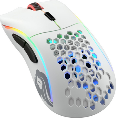 Glorious Model D Ασύρματο PC Gaming Race RGB Gaming Ποντίκι White