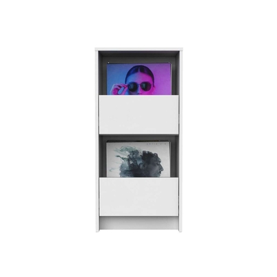 Glorious Vinyl Vault Έπιπλο Αποθήκευσης Βινυλίων - Λευκό