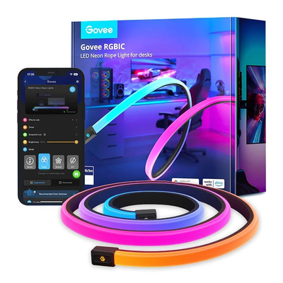 Govee RGBIC LED Neon Rope Lights for Desks H61C3 LED Strip για γραφείο Gaming