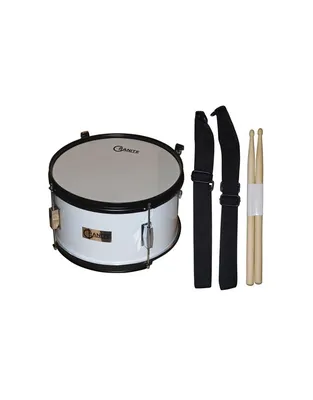 GRANITE Junior Ταμπούρο 12'' x 7'' White με ζώνη και μπαγκέτες